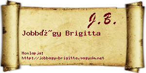 Jobbágy Brigitta névjegykártya