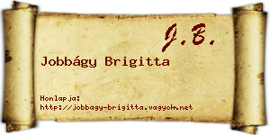 Jobbágy Brigitta névjegykártya