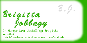 brigitta jobbagy business card